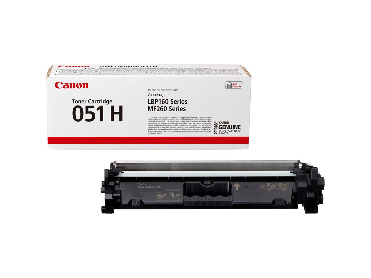 Canon Toner, 051H Black High Yield