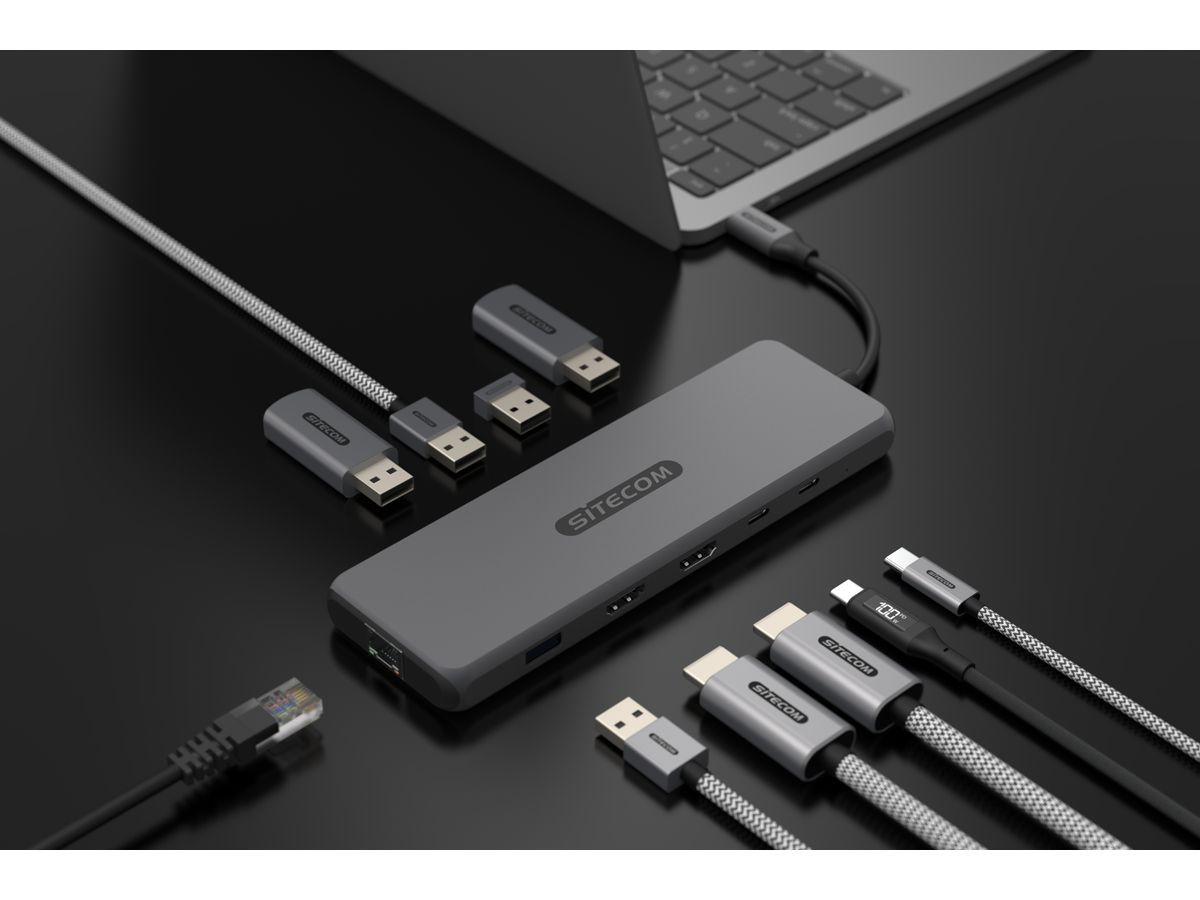 Sitecom 10 in 1 USB-C Multiport Adapter