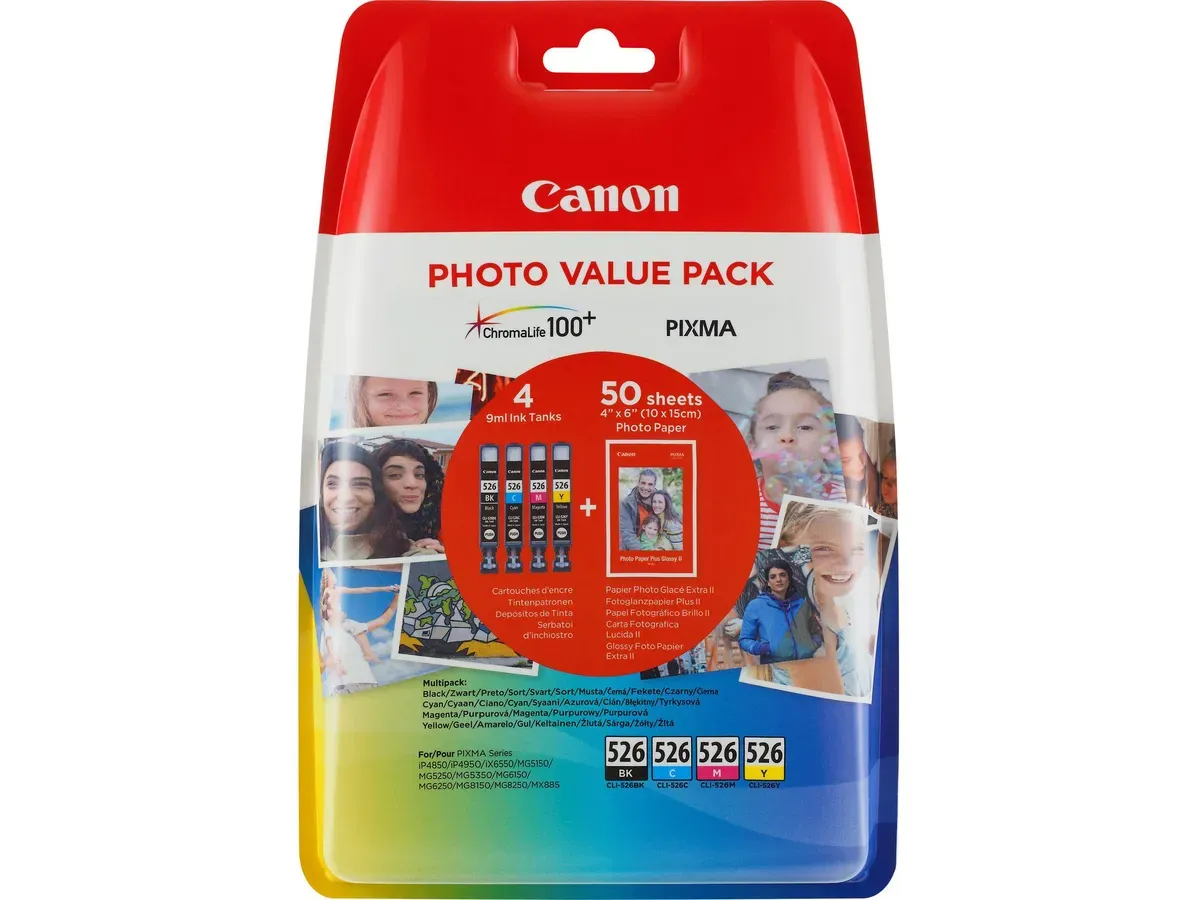 Canon CLI-526 CMY Value Pack