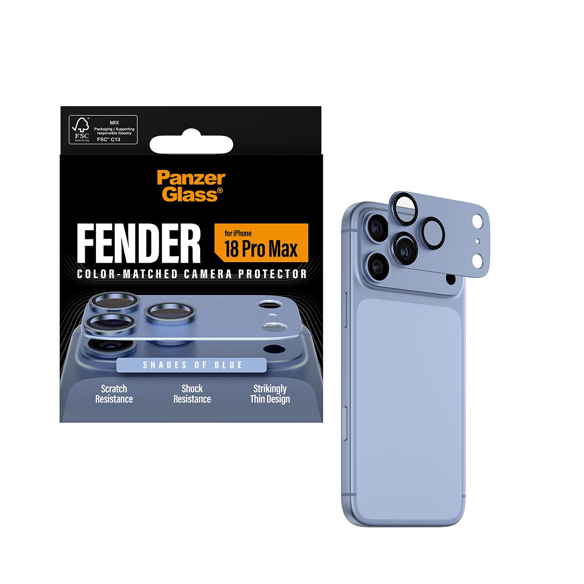 PanzerGlass iP18 Pro Max Kamerasch.Blue