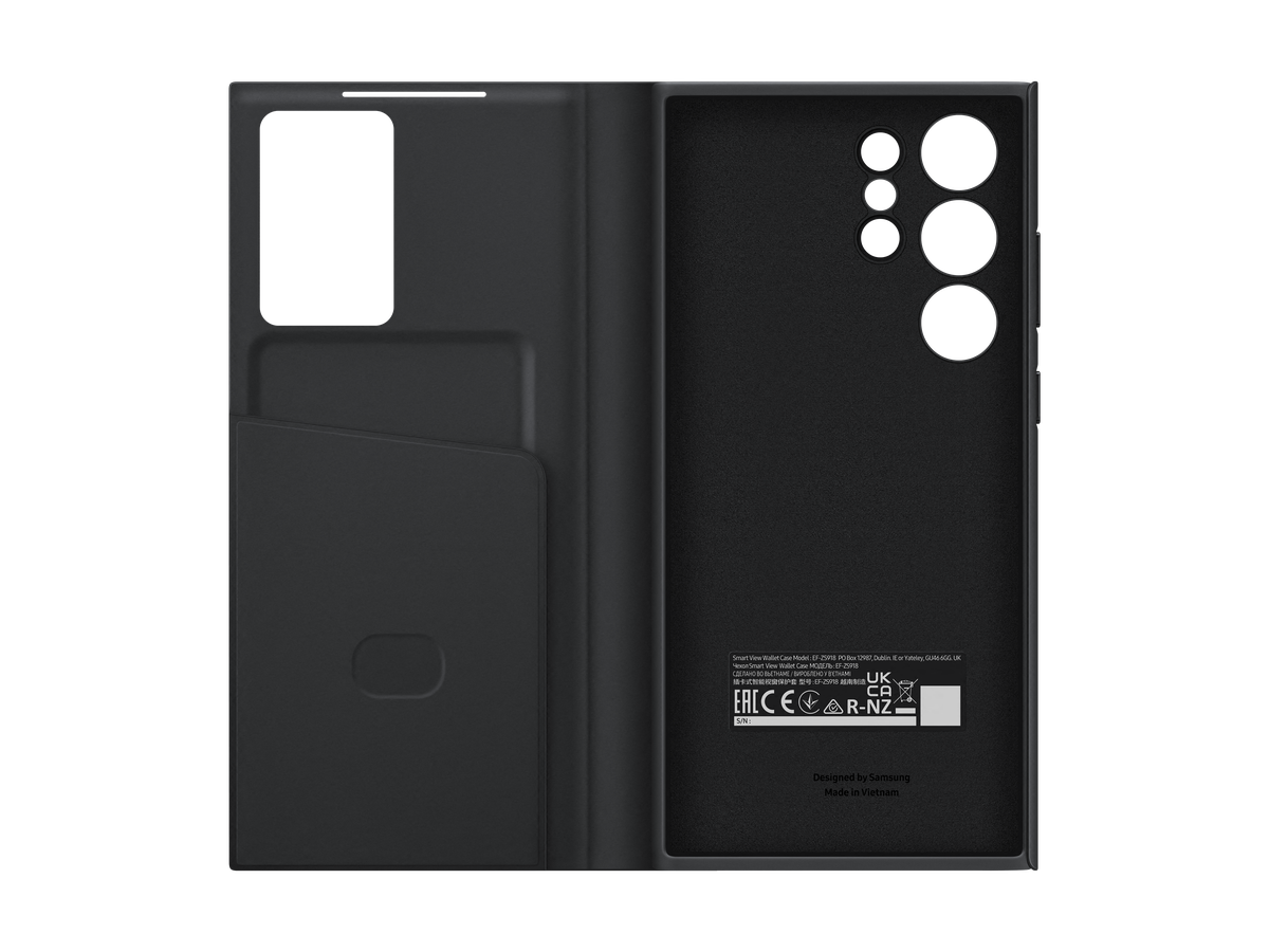 Samsung S23 Ultra Wallet Case Black