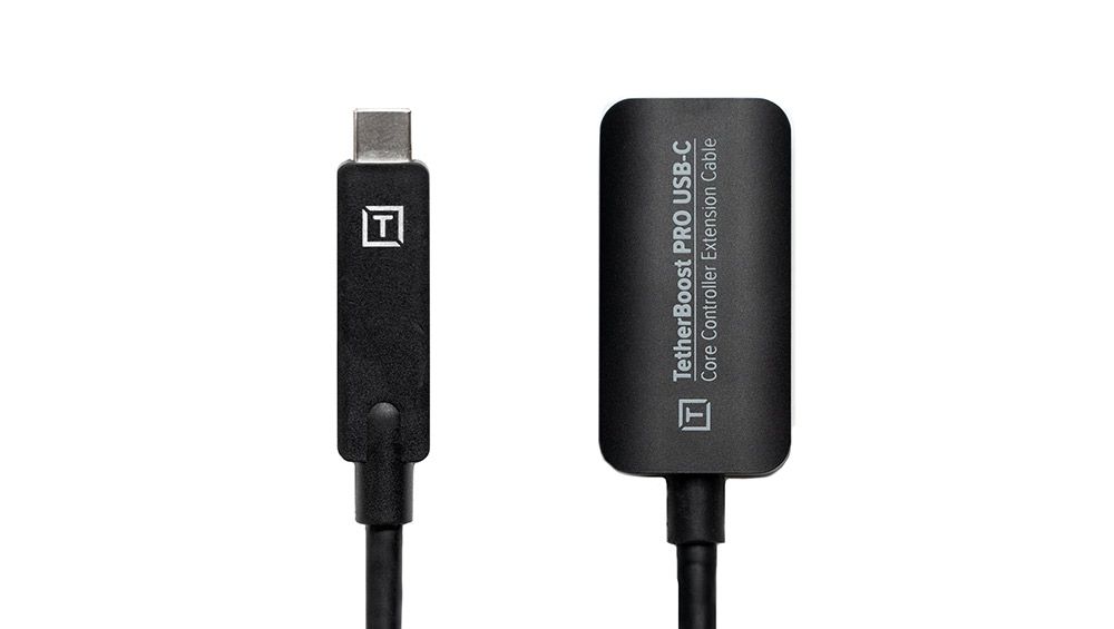 TetherBoost Pro USB-C Ext Cable Blk