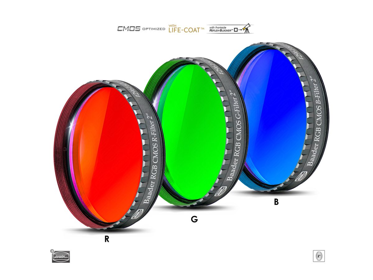 RGB 2" Filterset  CMOS-optimized