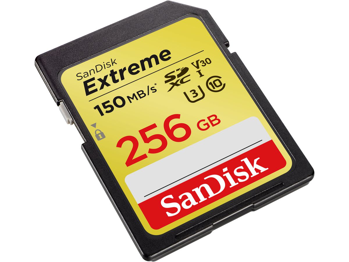 SanDisk Extreme 150MB/s SDXC 256GB V30