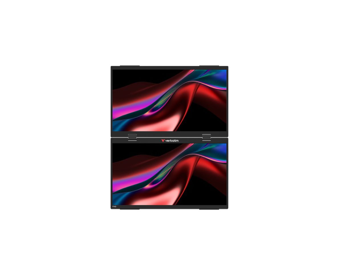 Verbatim Portable 15.6" Dual Monitor