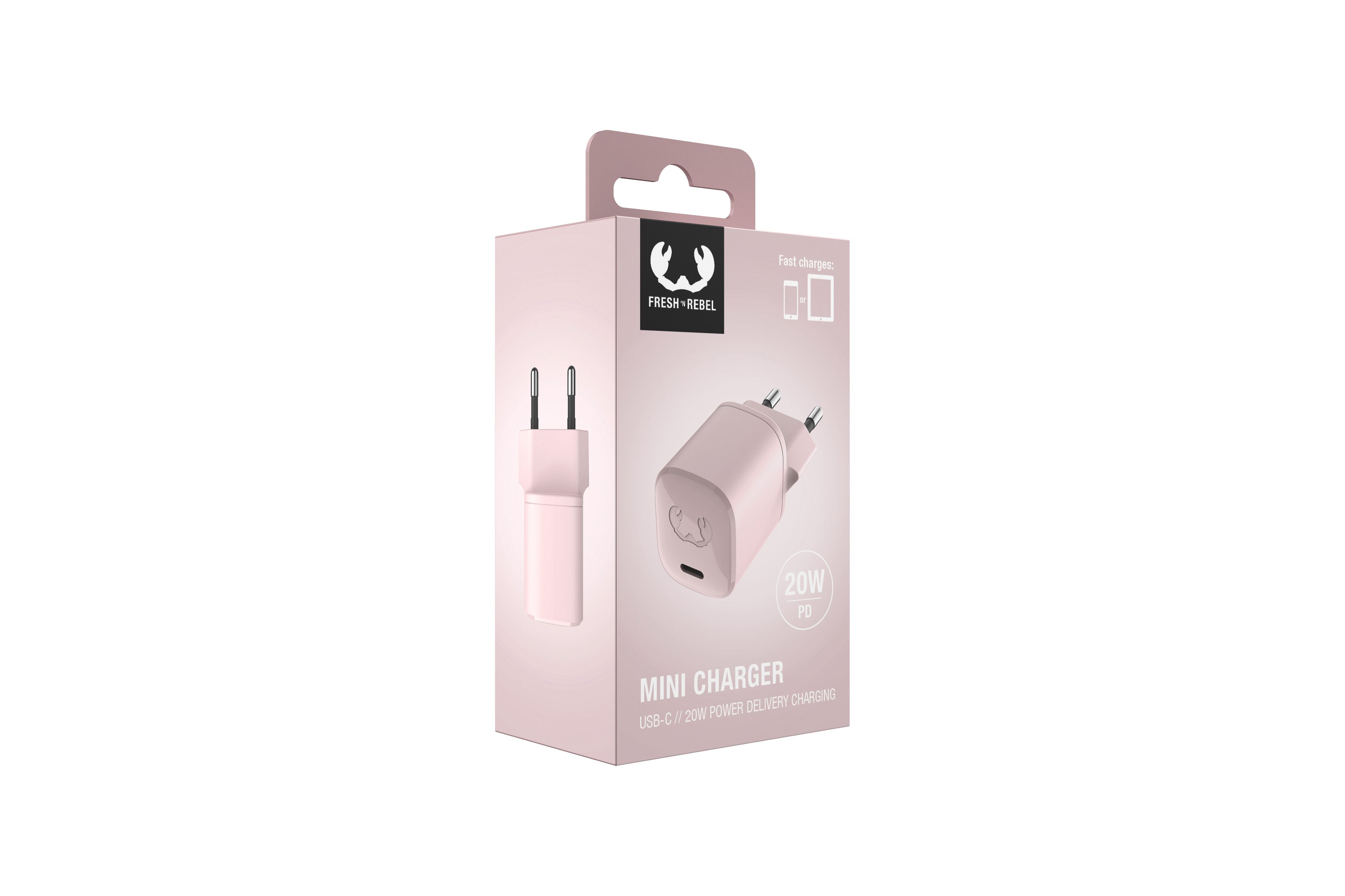 Fresh 'n Rebel Mini Charger Pink 20W