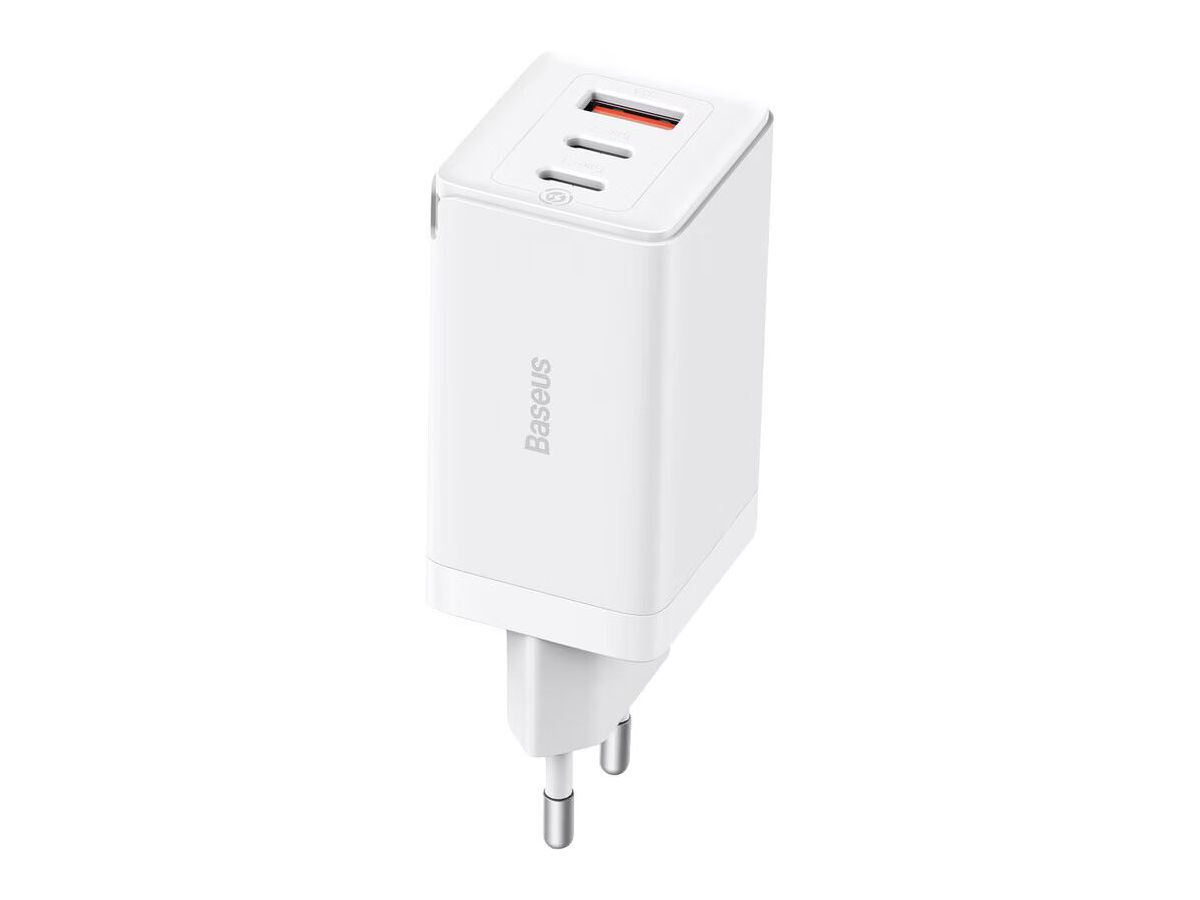 Baseus GaN5 Pro 3 Port Charger 65W White