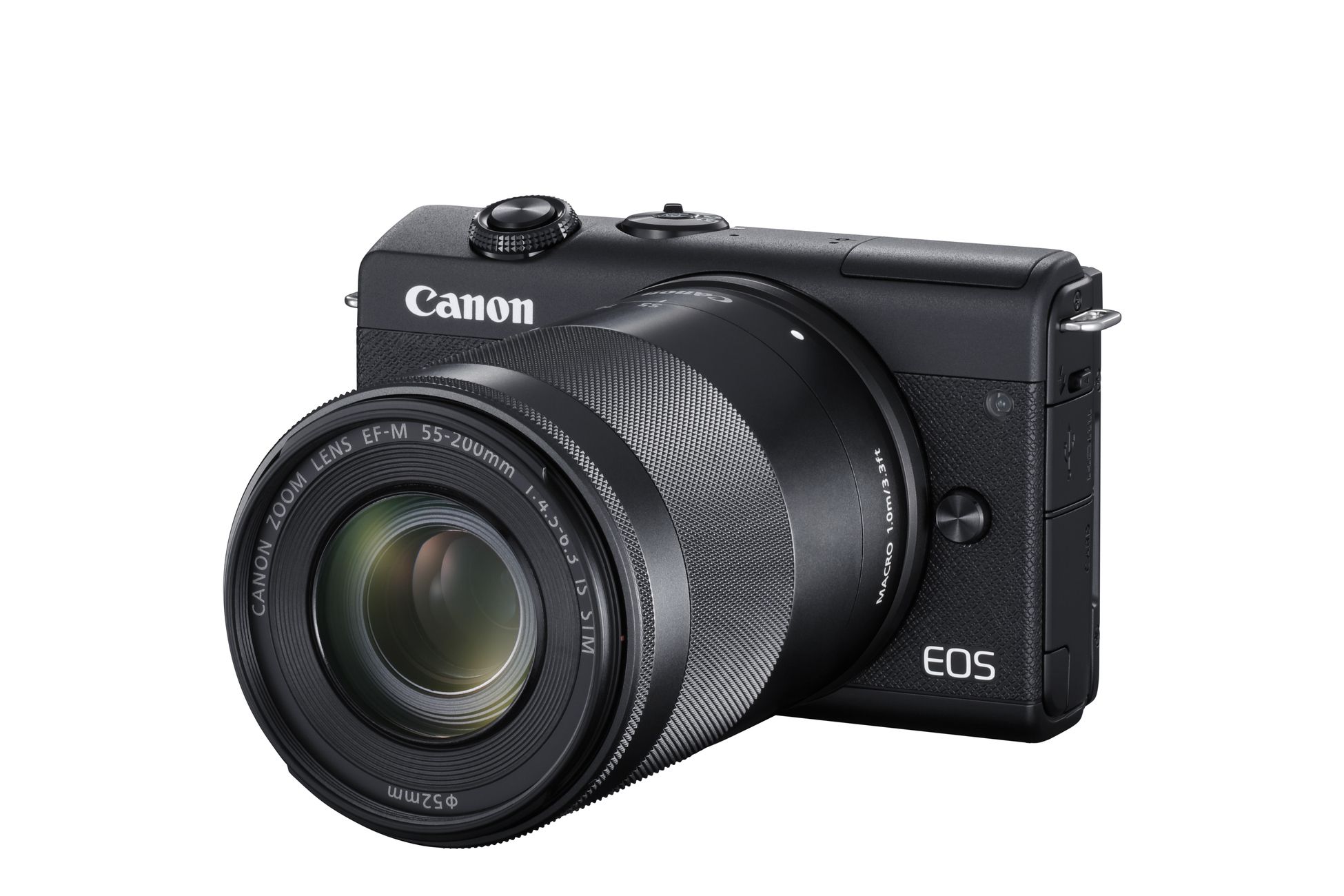 Canon EOS M200 + 15-45 + 55-200 Schwarz - engelberger ag