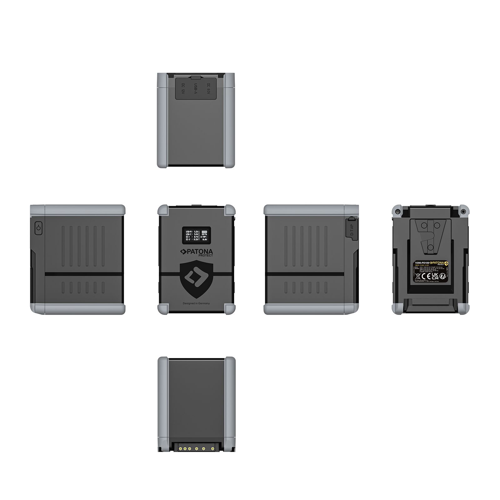 Patona Protect Bat. V-Mount V200-PD100