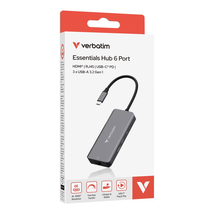 Verbatim 6 in 1 USB-C Multiport Hub