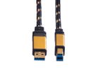 Roline Gold USB 3.0 / Typ A-B (0.8m)