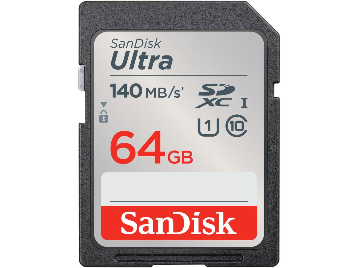 SanDisk Ultra 140MB/s SDXC 64GB