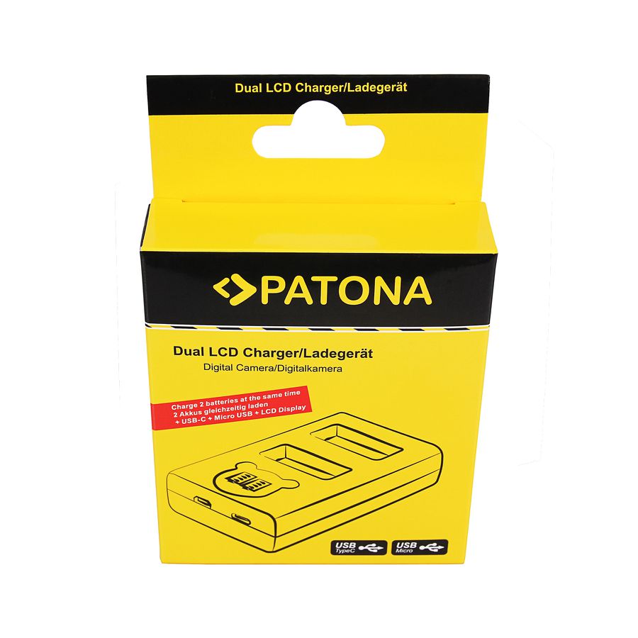 Patona Chargeur Dual USB Gopro Hero 10