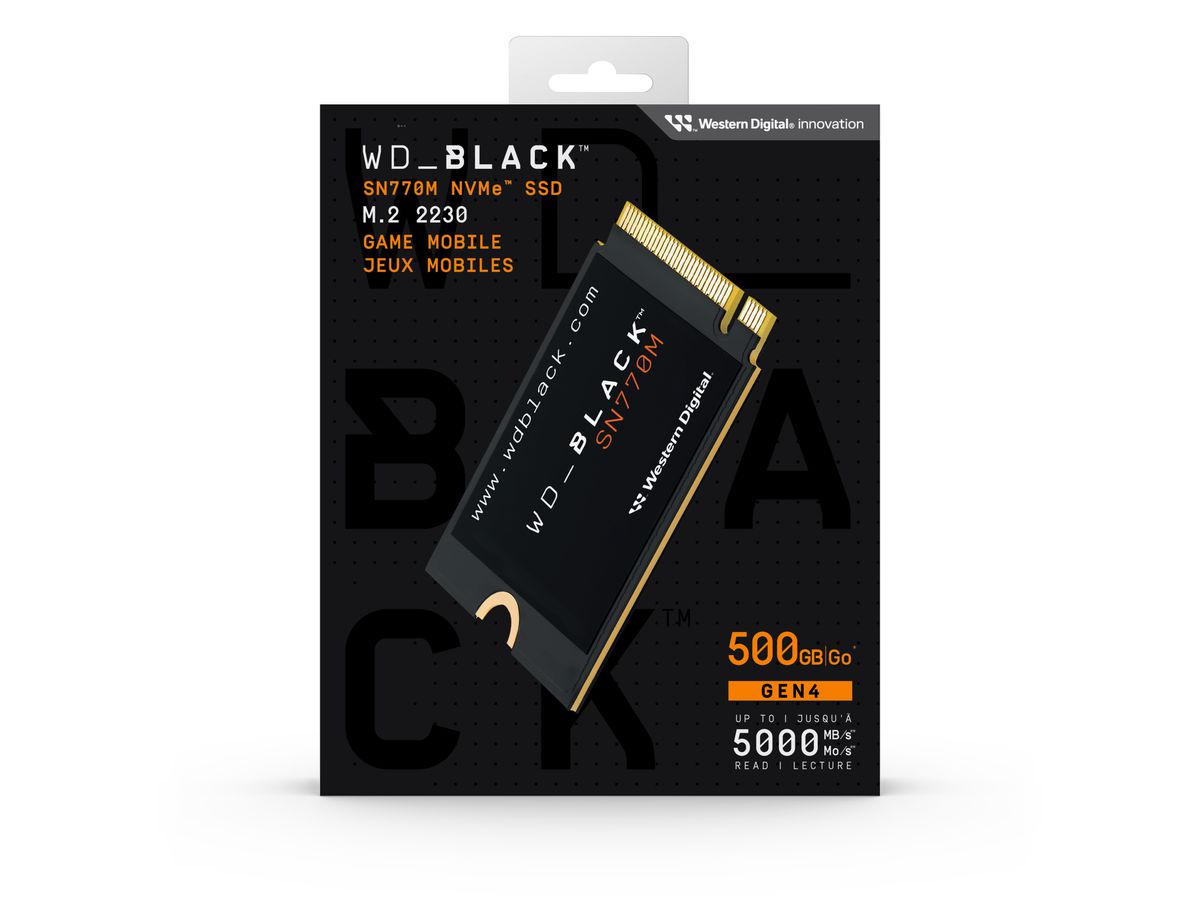 WD Black SN770M 500GB NVMe SSD