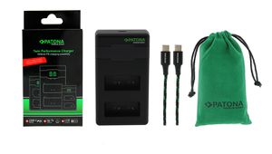 PATONA Premium chargeur double NP-W126
