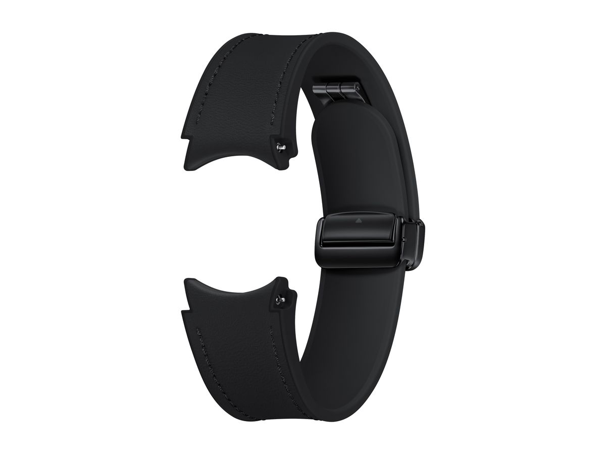 Samsung D-Buckle Hybrid Eco-Leather M/L Watch6|5|4 Black