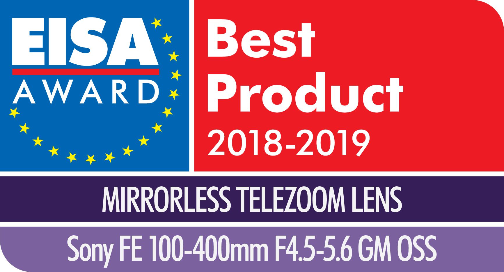 Sony E-Mount FF 100-400mm GM OSS