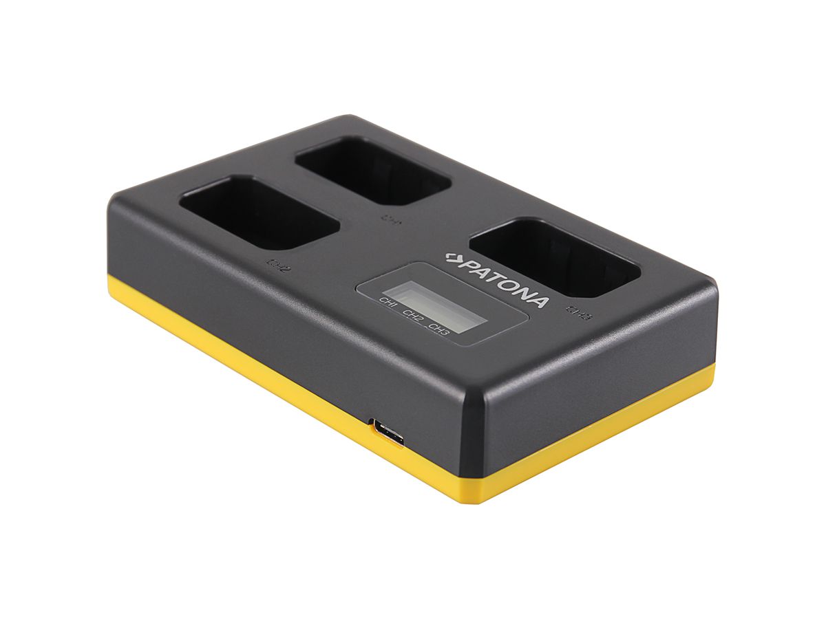 Patona Triple Ladeger. USB Sony NP-FW50