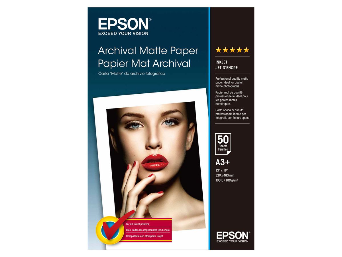 Epson Archival Matte A3+ 189g/m2, 50 pcs