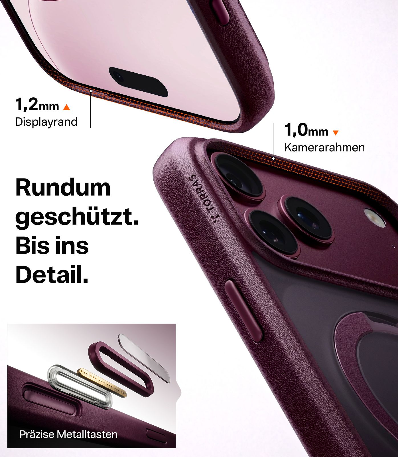 Torras Ostand Spin iP18 Pro Max Purp.
