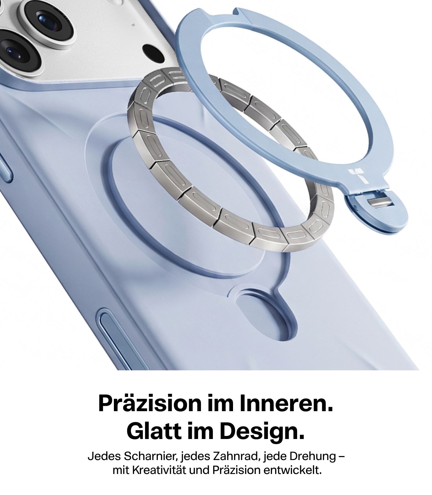 Torras OStand Silic. iP18 Pro Max blue