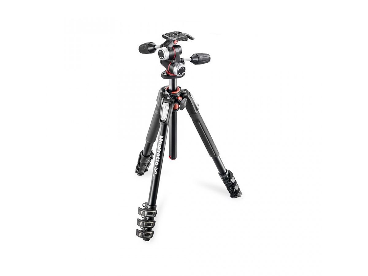 Manfrotto 190XPRO Alu Tripod w/3W H 4 S.