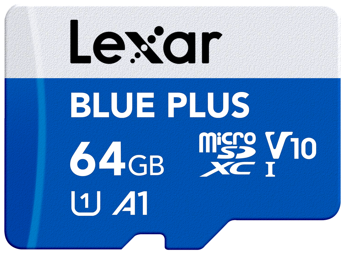 Lexar microSDXC 100MB/s Blue Plus 64GB
