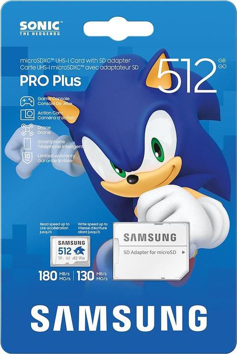 Samsung Pro+ SONIC microSDXC 512GB