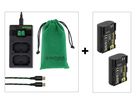 Patona LP-E6NH Fast Charger+2 Akkus Kit