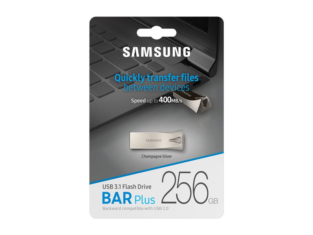 Samsung USB3.1 Bar Plus Silver 256GB