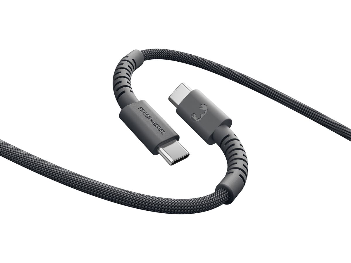 Fresh 'n Rebel USB-C to USB-C Storm Grey