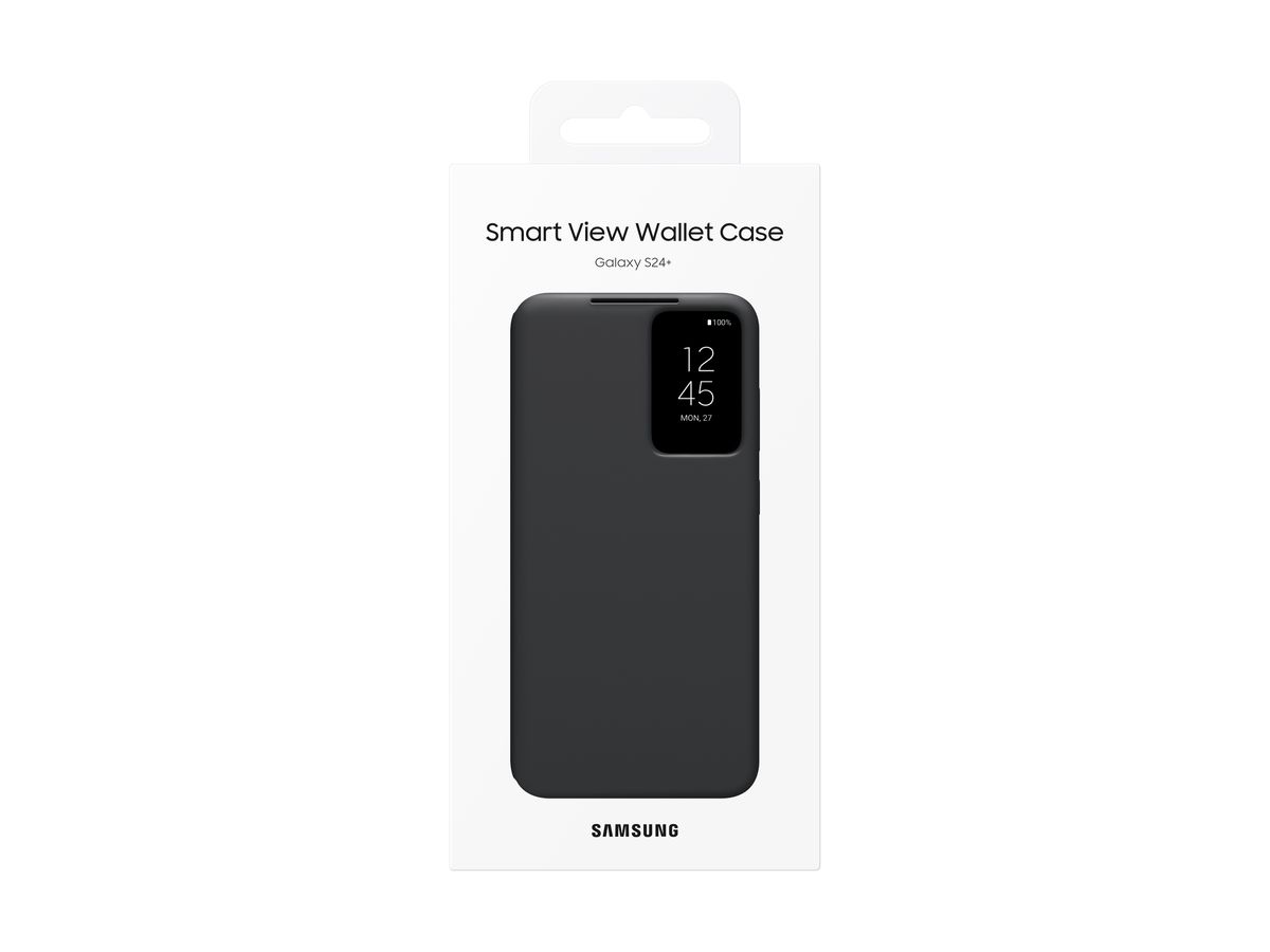 Samsung S24+ Smart Wallet Case Black