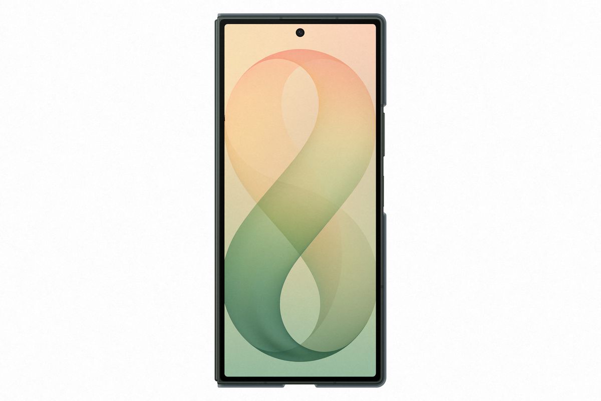 Samsung Fold 8 Ultra Silic Magnet Green