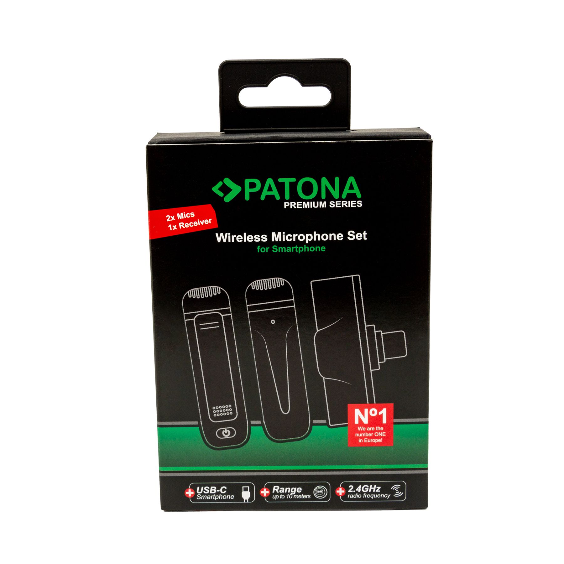 Patona Wireless 2 Lavalier USB-C Set
