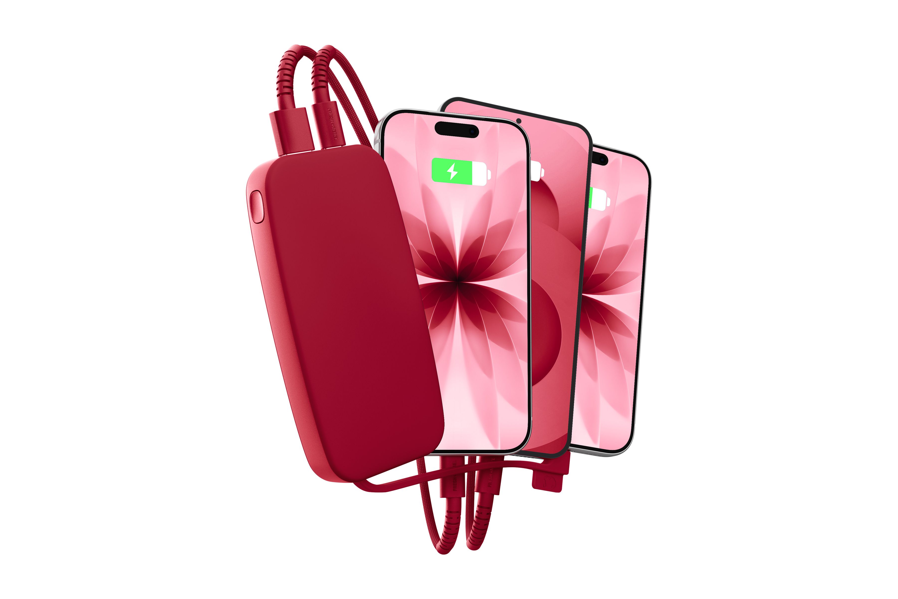 Fresh 'n Rebel Powerbank 12000 mAh Red