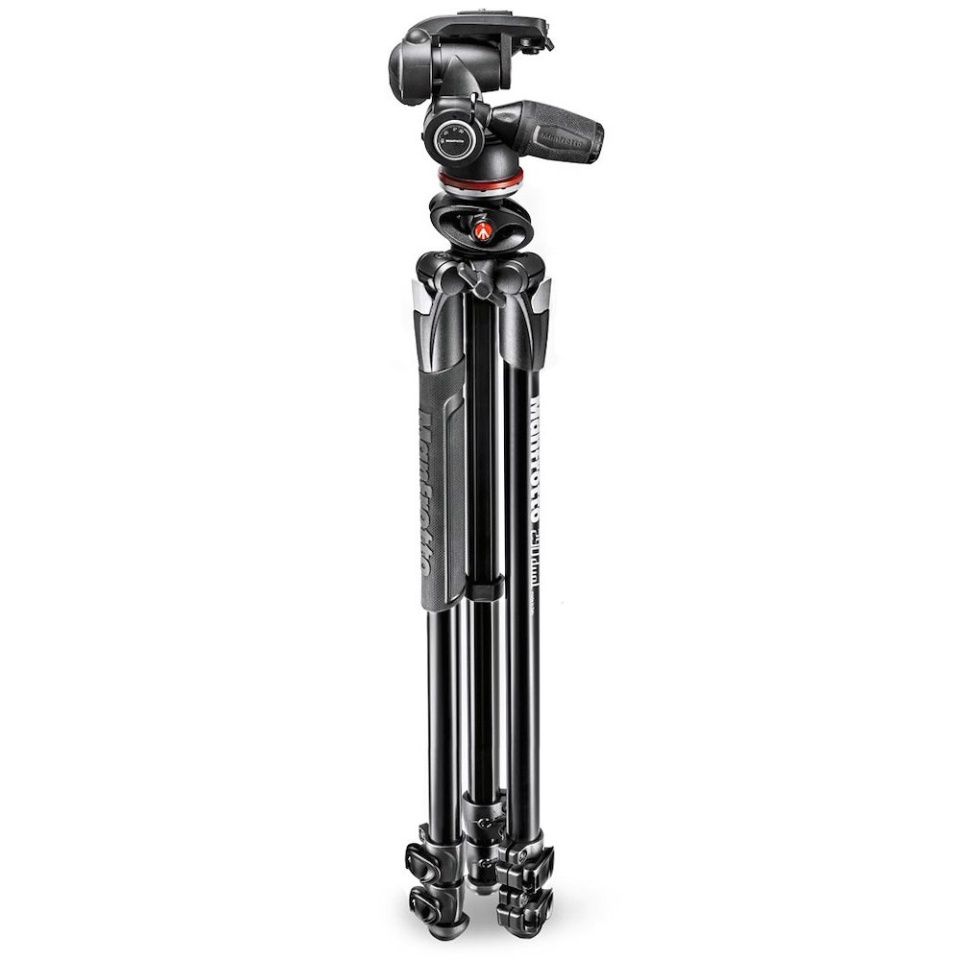 Manfrotto 290 Dual Alu Tripod w/3W Head