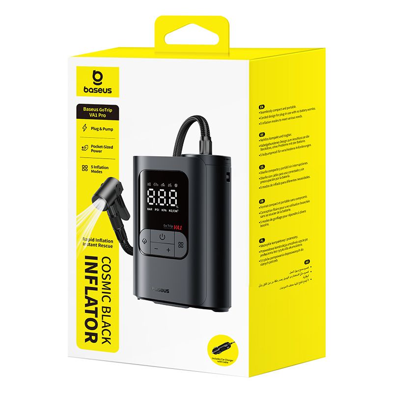 Baseus GoTrip VA1Pro Mini Wired Inflator