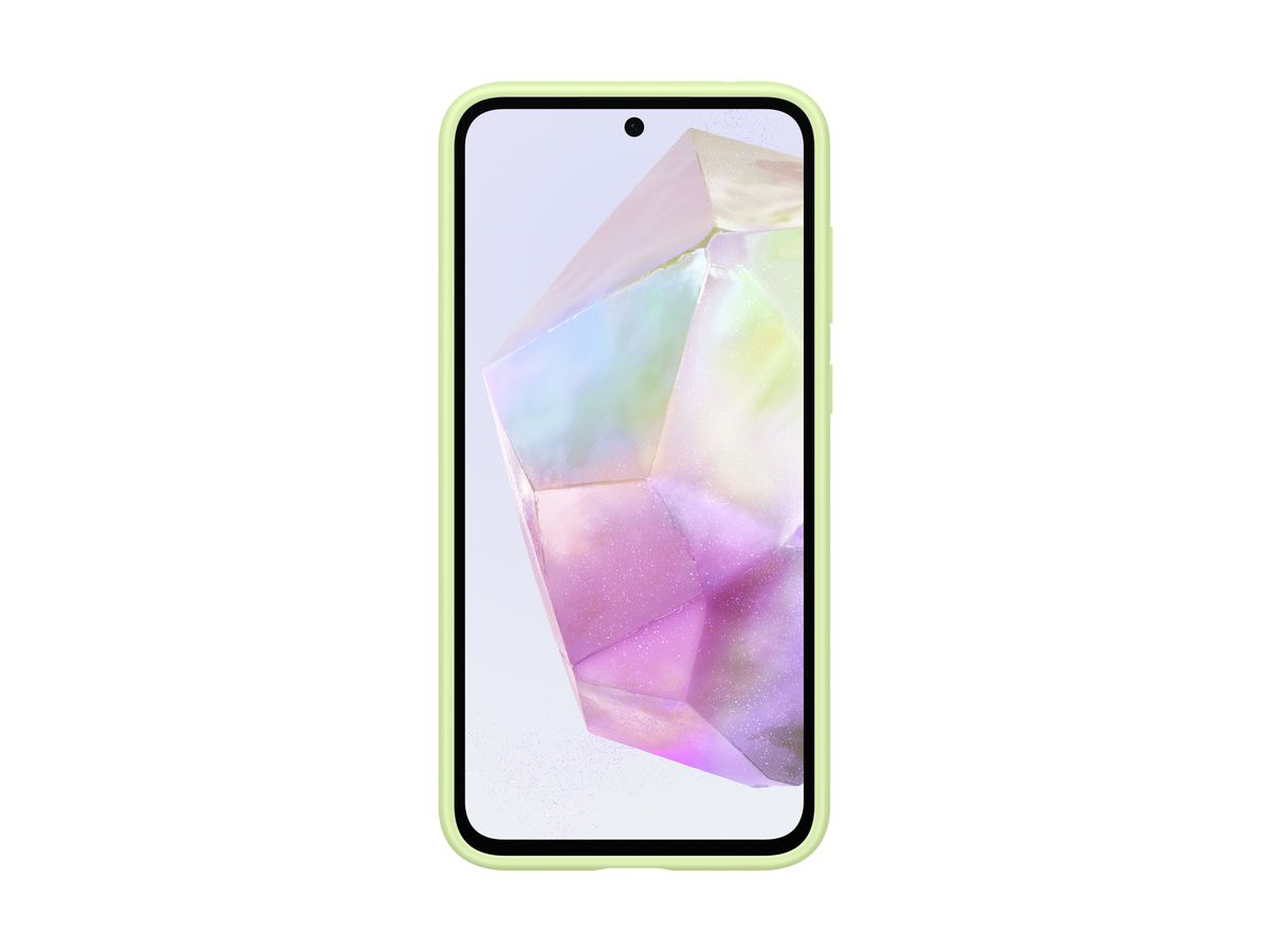 Samsung A35 Card Slot Case Lime