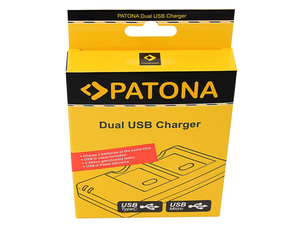 Patona Chargeur Dual USB NP-FZ100