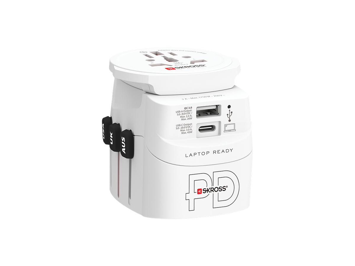 Skross PRO Light USB AC45PD World