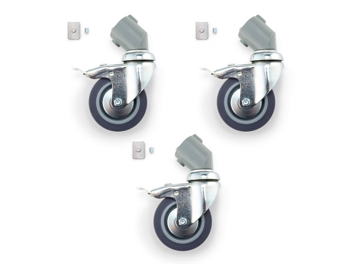 Manfrotto Wheel Set 75mm/22mm w/Brakes