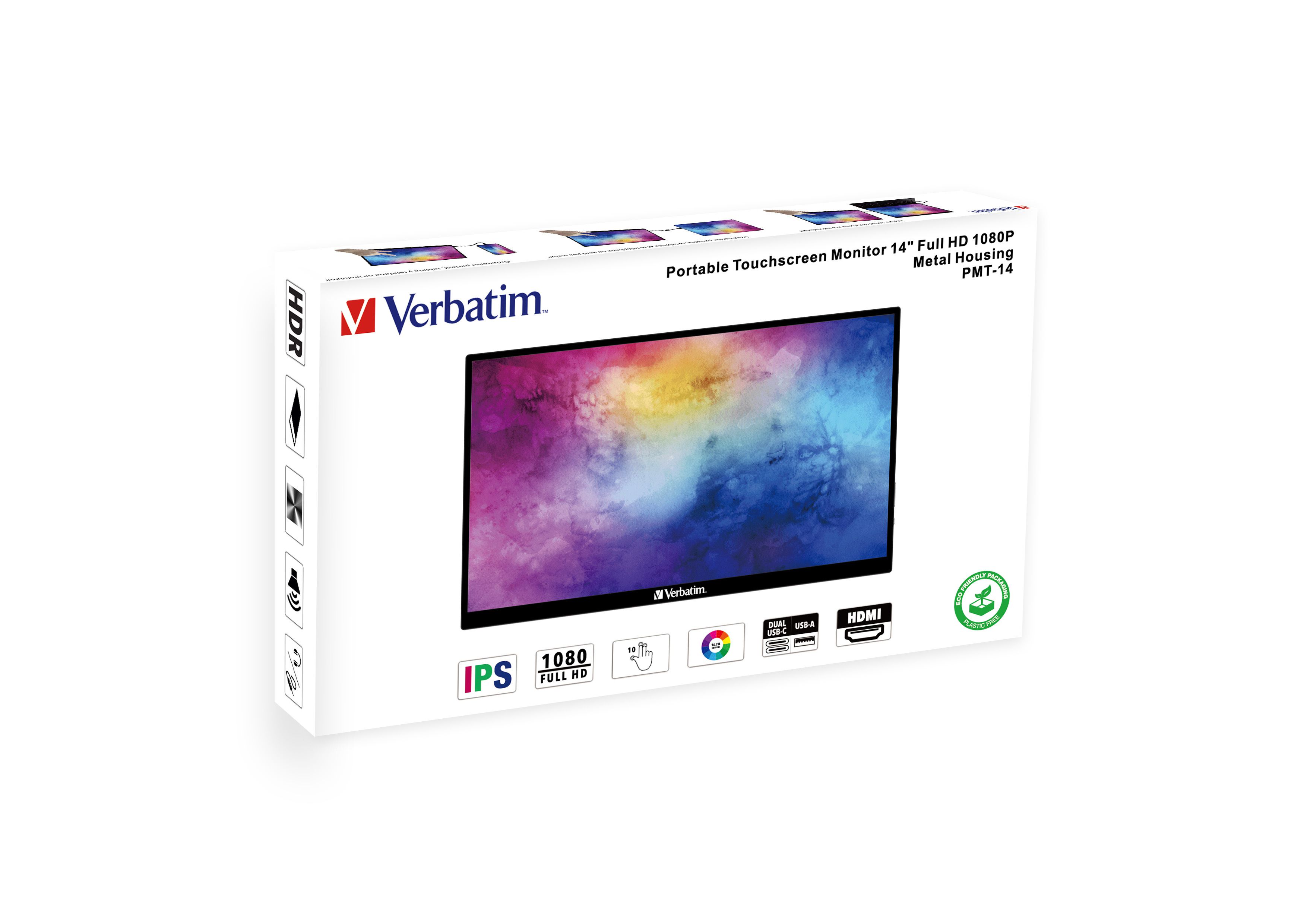 Verbatim Port. Touchscreen Monitor 14"