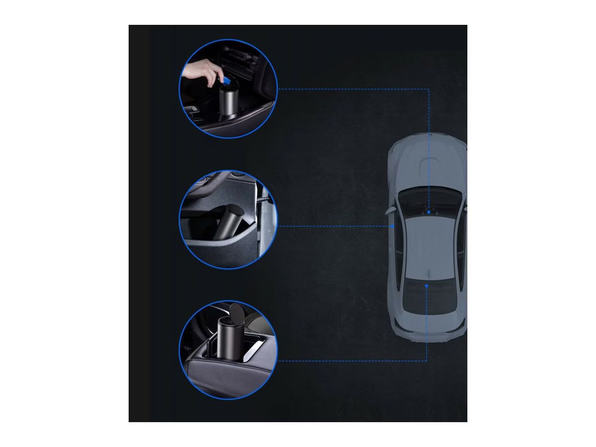 Baseus Car Trash Can 500ml Black