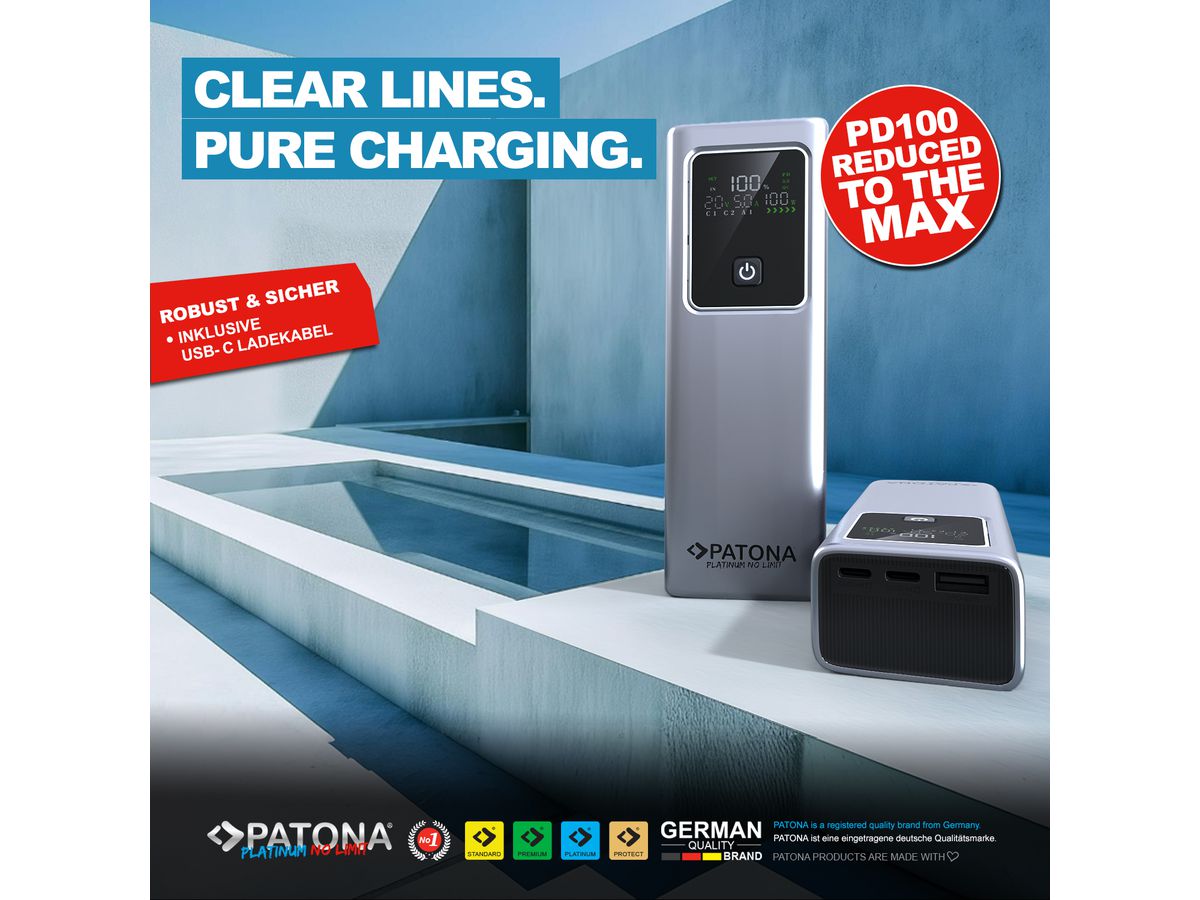 Patona Powerbank PD100W 20000mAh
