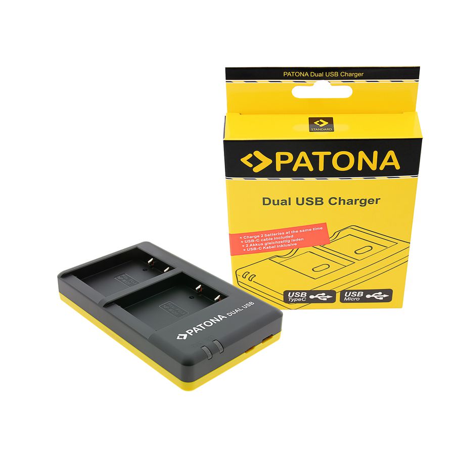 Patona Chargeur Dual USB NP-W126