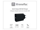 XtremeMac Wall Charger 18W 2xUSB-A