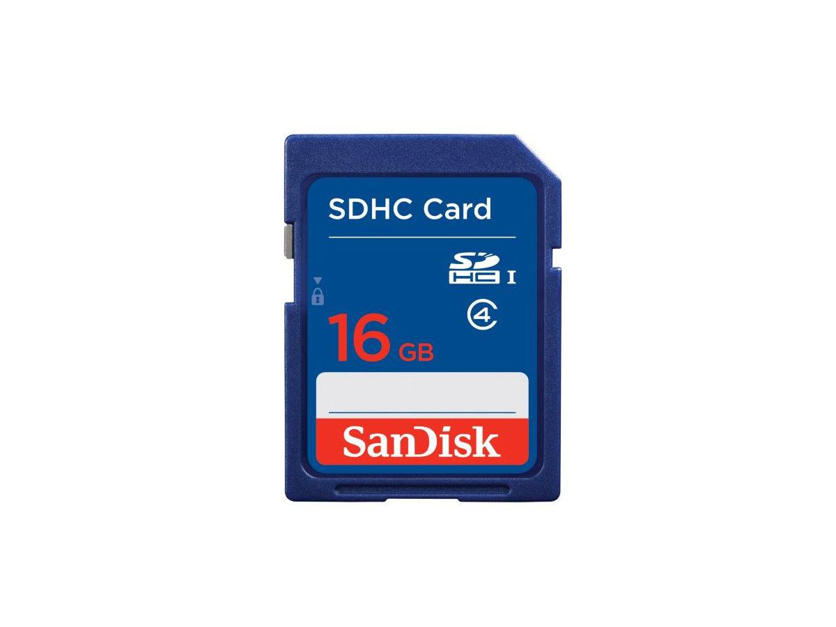 Sandisk SDHC 16GB Class 4