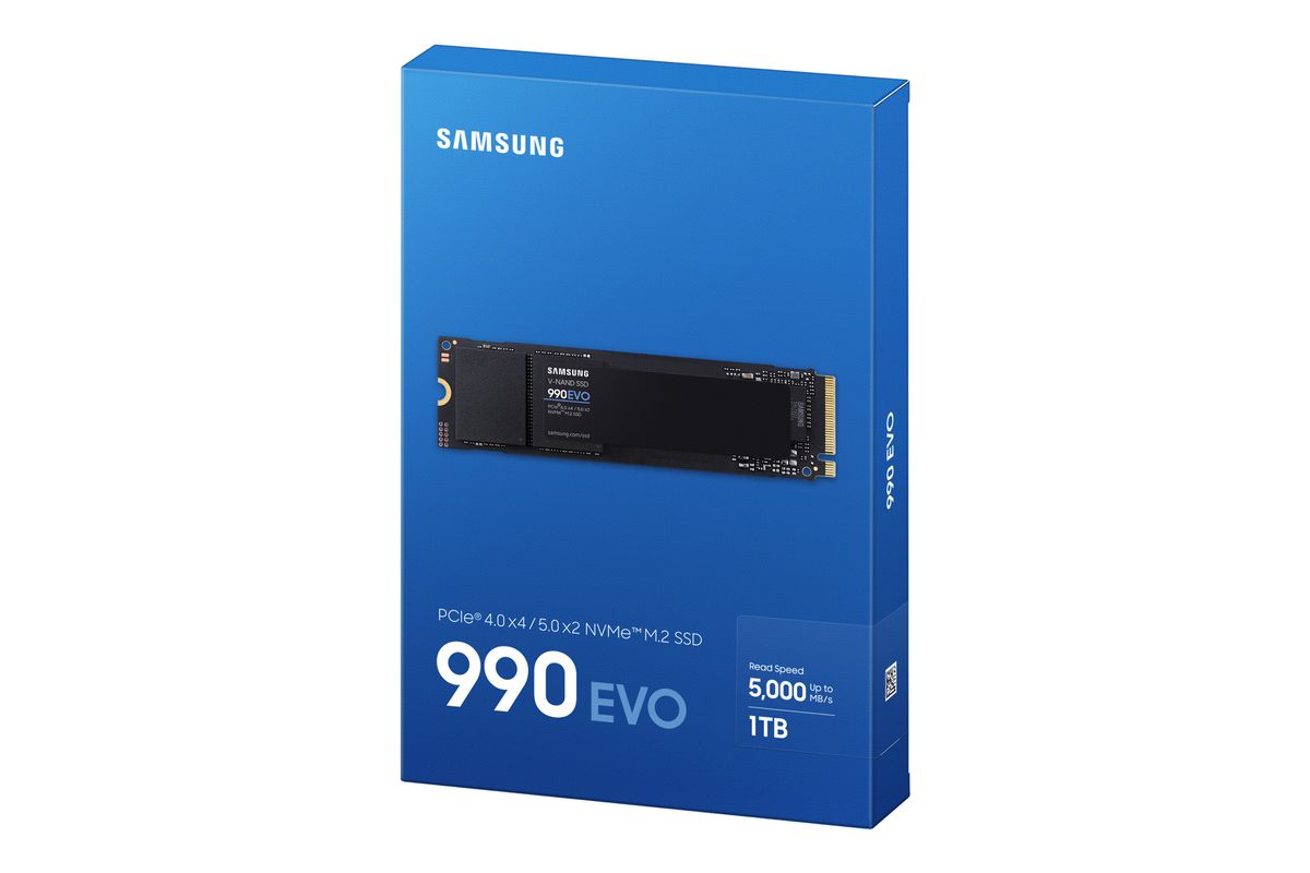 Samsung SSD 990 EVO NVMe M.2 PCIe 5.0 1TB