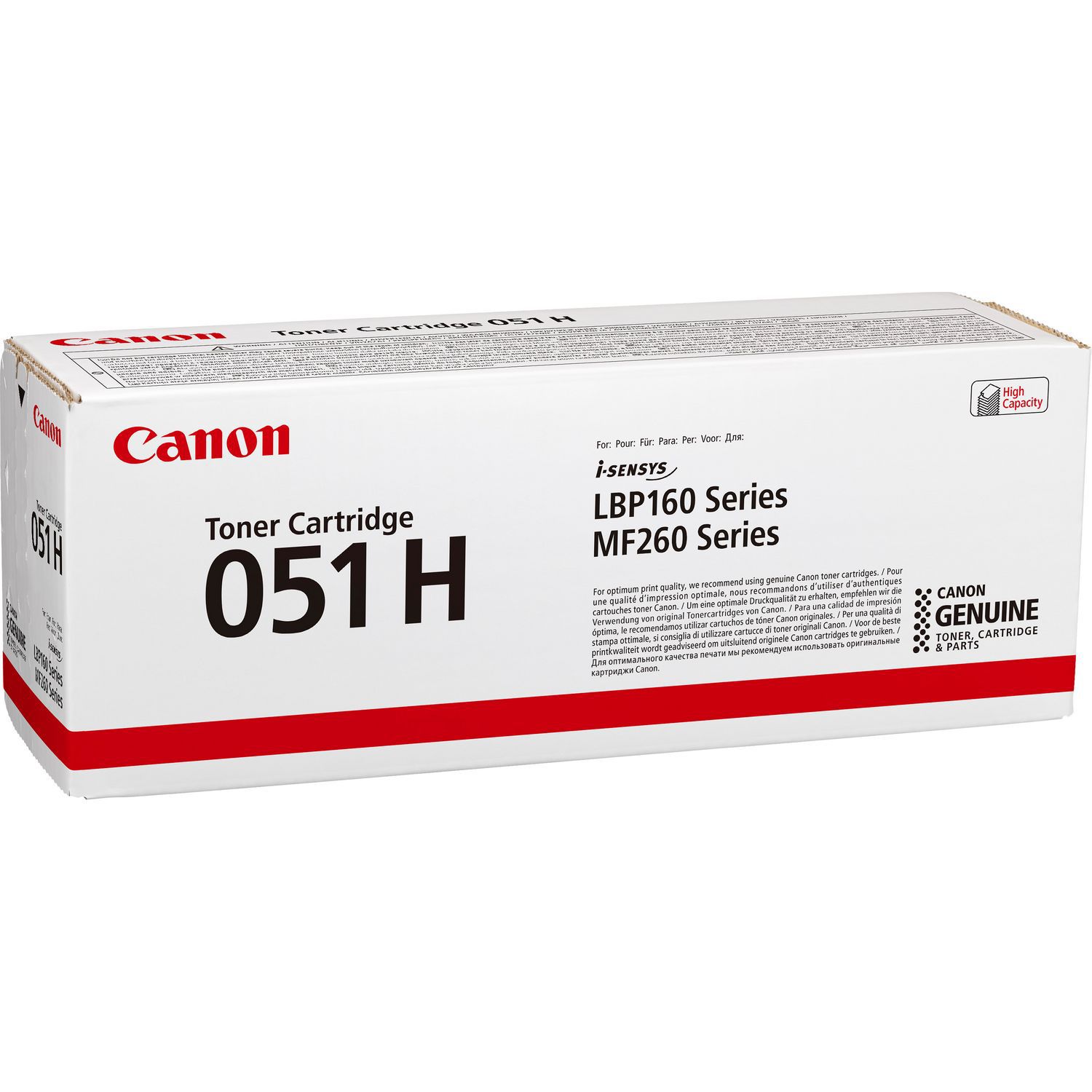 Canon Toner, 051H Black High Yield