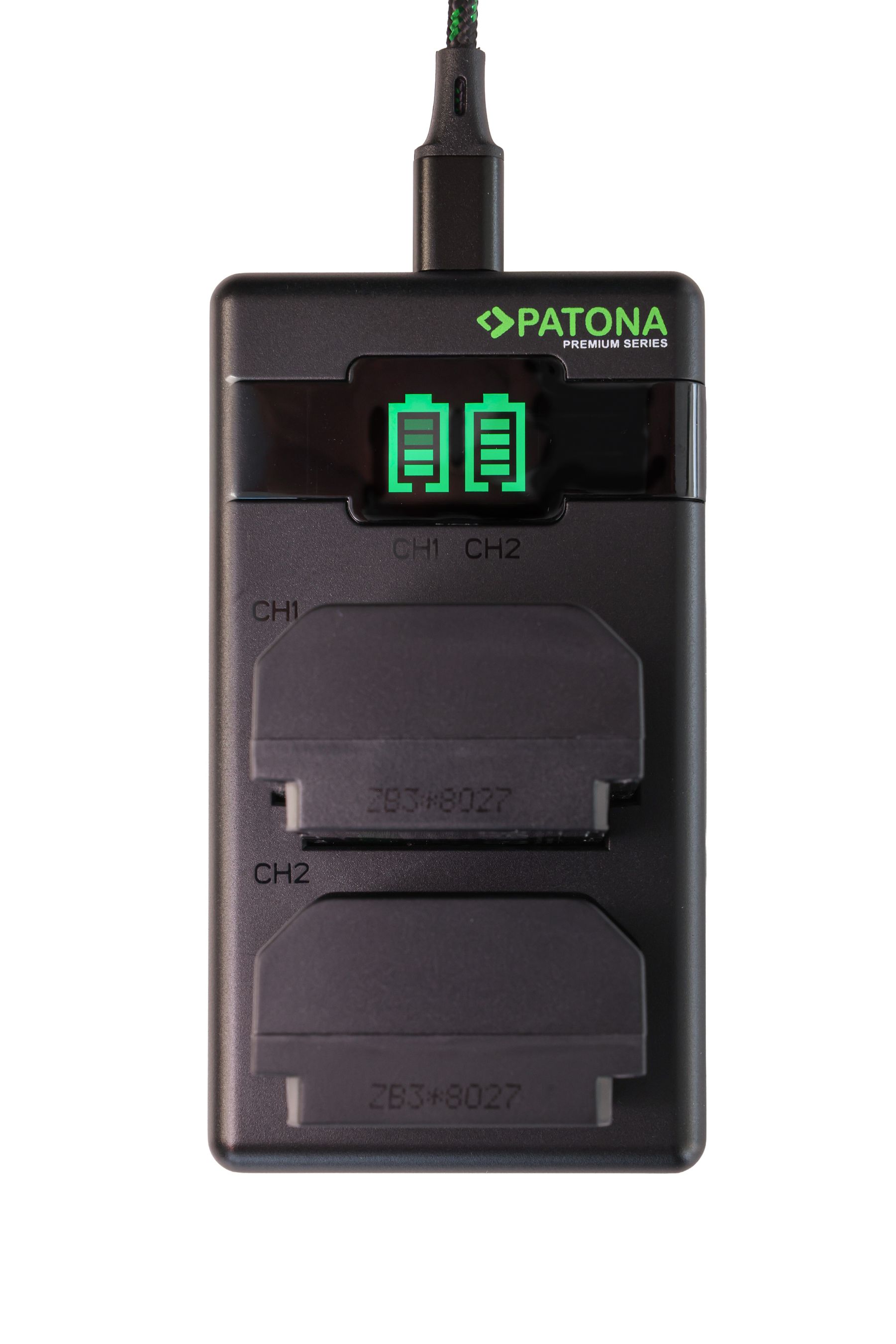 PATONA Premium chargeur double LP-E6